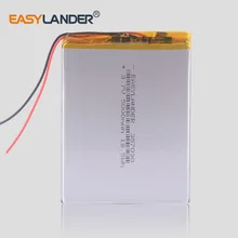 5000 мАч планшетный ПК батарея Li-Po перезаряжаемые батареи 357090 3,7 в Высокая емкость для KUBI U25GT Digma Plane 7700T 4G PS1127PL