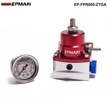 Регулируемый 0-150 PSI регулятор давления топлива инжектированный обход(с манометром/без с) для BMW E36 325 328 M3 EP-FPR005-ZTGA