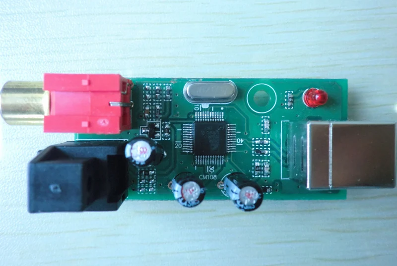 USB Sound Card USB to Coaxial / Digital Fiber / SPDIF / DTS/ AC3 Conversion Board Support WAV, APE, FLAC, MP3 Audio