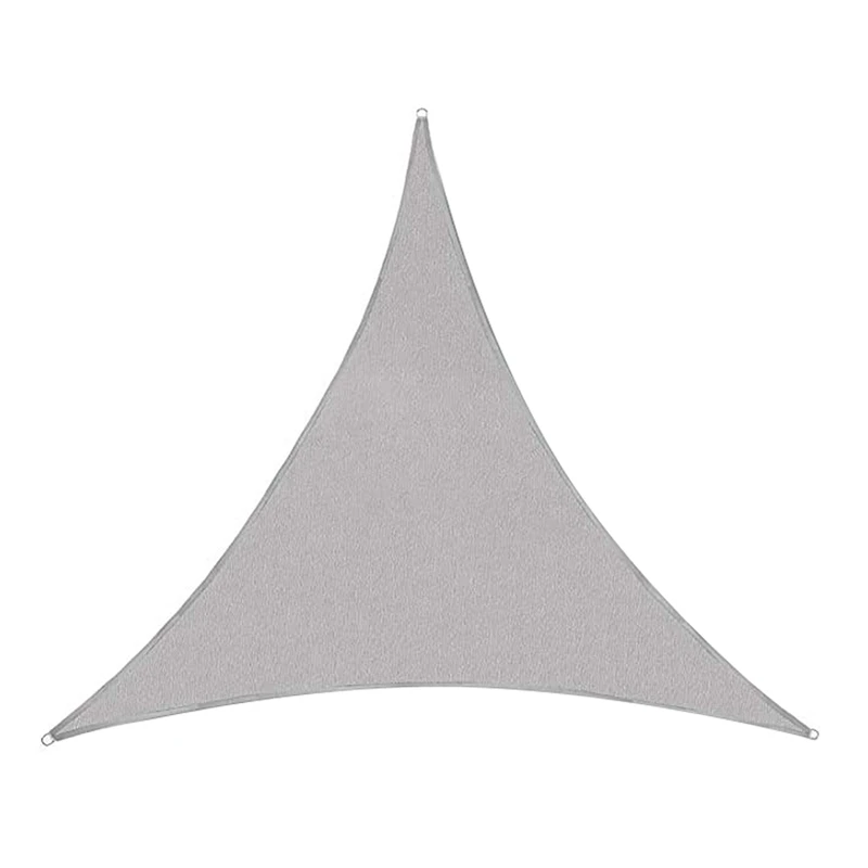 

3.6M Grey Triangle Sun Shade Sail Sun Shade Tent Garden Patio Swimming Pool Sunscreen Uv Tent