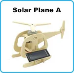 Laser Cut Solar Windmill Puzzle DIY Education Toy