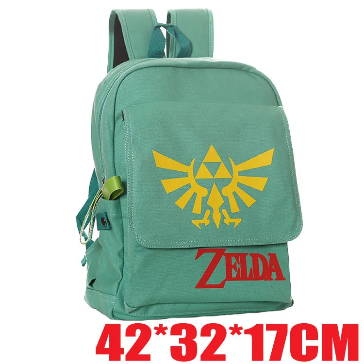 Green The Legend Of Zelda Packback Mini Messenger Shoulder School Bag