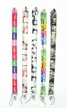 

Lot 100Pcs mixed popular Anime Cartoon Neck Straps Lanyards key ID Card QW-497
