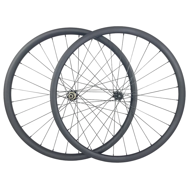 

1190g 650B MTB XC GRAVEL tubeless carbon wheels 30mm hookless 30mm deep center lock 6 bolt wheelset 12X100 15X100 12x142 11s 12s