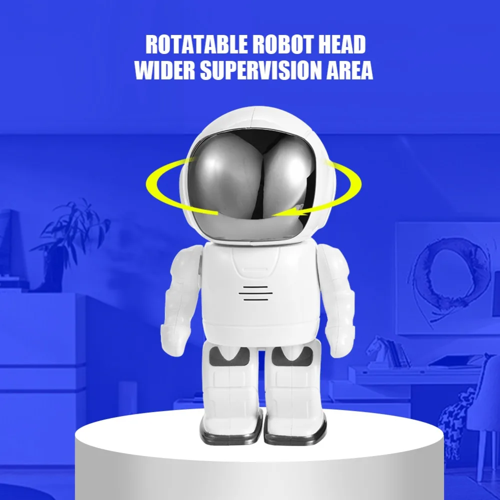 

Astronaut Robot WIFI Camera IP HD CCTV Home Security Baby Monitor Wireless 960P 1.3MP CMOS Onvif Micro SD Card IP Kamera US