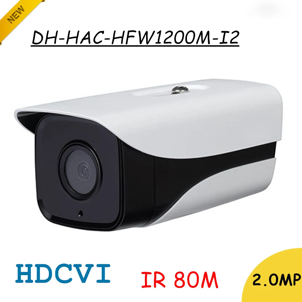 DH 2Mp камера HDCVI HD 1080 P HAC HFW1200M I2 сети ИК охранного Камера IP67 радиус действия ИК: 80 m