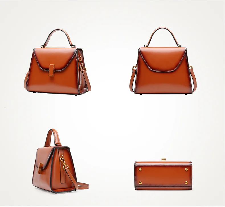 Women genuine leather handbag 15