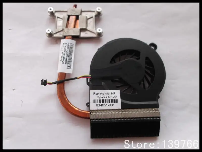 Кулер для ноутбука HP CQ42 CQ62 G42 G62 634651 001 638402 001|heatsink with fan|cooling heatsinkcooler cooler |