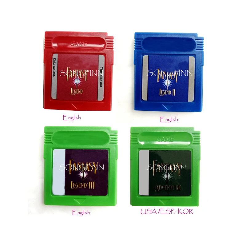 

Fantasy Adventure Legend 1 2 3 Video Game Memory Cartridge English Language ESP/KOR Card for 16 Bit Console