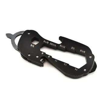 

Hot Multi-Function Tool Board Hand Eight-in-One Tool Card Stainless Steel Combination Pocket Card Outdoor Rescue EDC Tool