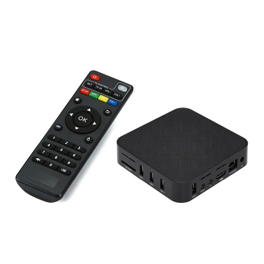 ТВ-приставка T96X Android 7 1 2 ГБ/16 ГБ четырехъядерный процессор RK3229 UHD 4K VP9 H.265 Miracast DLNA
