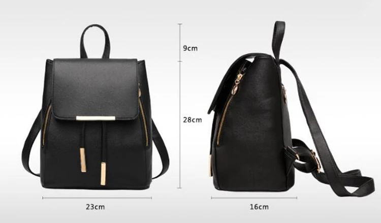 Новое поступление, школьный рюкзак для женщин, сумка через плечо из искусственной кожи, Женская Студенческая сумка для книг, повседневный рюкзак для путешествий, рюкзак для девочек