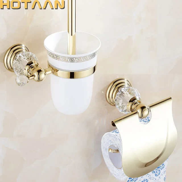 Free Shipping Bathroom Accessories Set Paper Holder Toilet Brush Free Shipping Bathroom Accessories Set Paper Holder Toilet Brush Sets