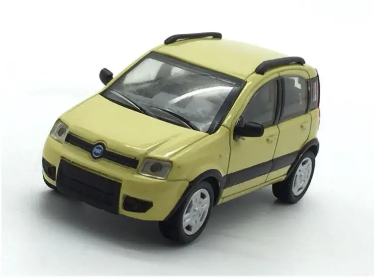 Высокая имитация Fiat mini suv модель, 1:43 сплав автомобиля игрушки, металлические отливки, Коллекция игрушечных автомобилей