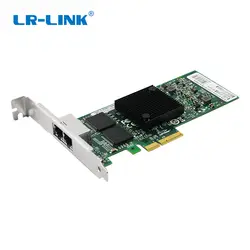 LR-LINK 9722PT Dual-порт PCI-Express сетевой адаптер Gigabit Ethernet Соединительная плата локальной компьютерной сети 10/100/1000 Мбит/с Intel I350-T2 Совместимость