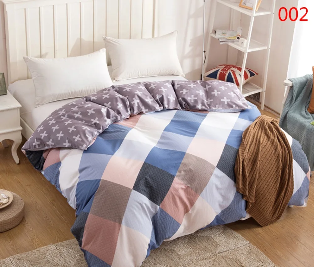 Twin Full Queen 1pcs Cotton Duvet Cover Bedroom Double Bed Quilt