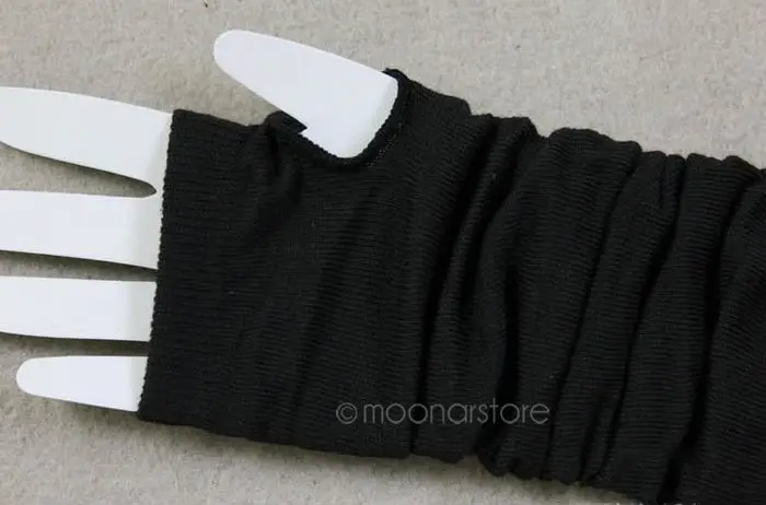 Горячая Мода «унисекс»; Симпатичные осенне-зимние ручные перчатки до локтей кардиган Крючковой вязки длинные эластичные теплые перчатки без пальцев Для женщин Для мужчин