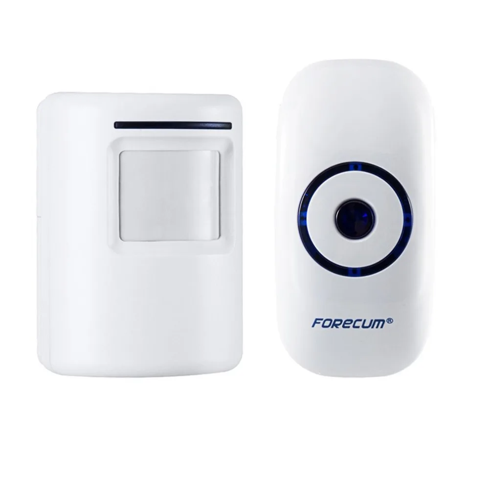 

002 Human Body Infrared Welcome Device Induction Doorbell Wireless Sensor Doorbell Smart One Drag One Doorbell US/EU Plug