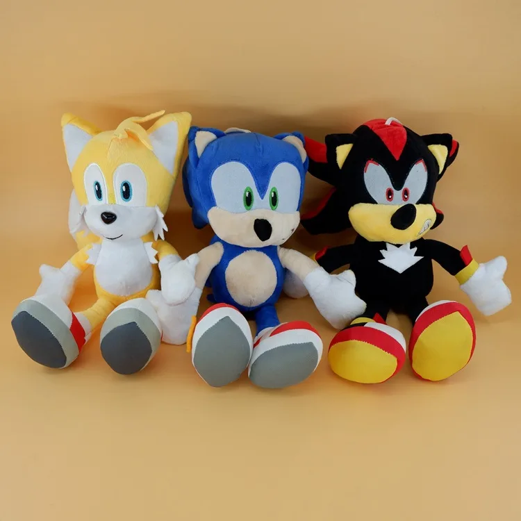 

30cm High Quality Blue Sonic Plush Doll Toy Soft Sonic Stuffed Animals Characters Kids Toys brinquedos Dolls Gifts Children K60