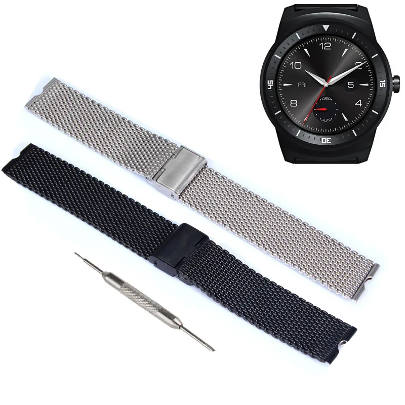 High Quality font b Luxury b font 22mm Stainless Steel Watch Band For LG for G