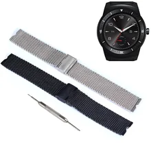 High Quality font b Luxury b font 22mm Stainless Steel Watch Band For LG for G