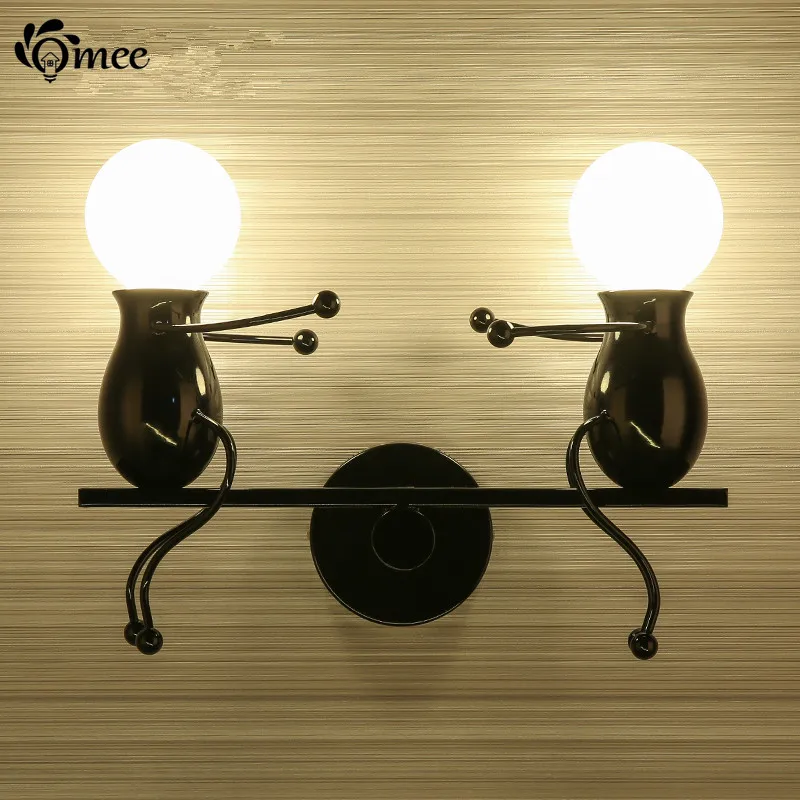 

Personality Creative Children Wall Lamps Seesaw Simple Bedroom Luminaire Light Stair Aisle Art Deco Fixtures Wall LED Lighting