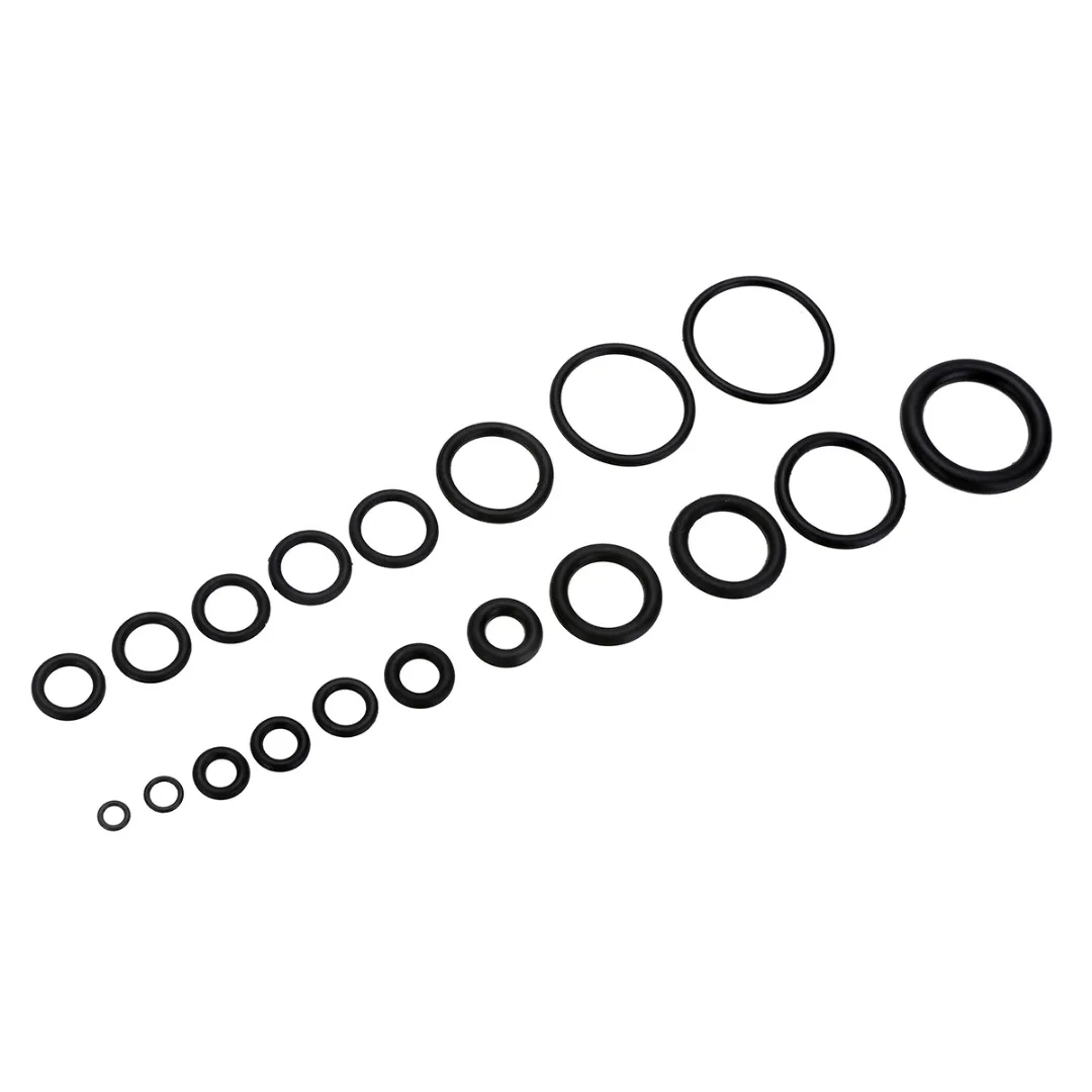 225x Rubber O Ring O-Ring Washer Seals Gasket Assortment Black for Car 18 Sizes