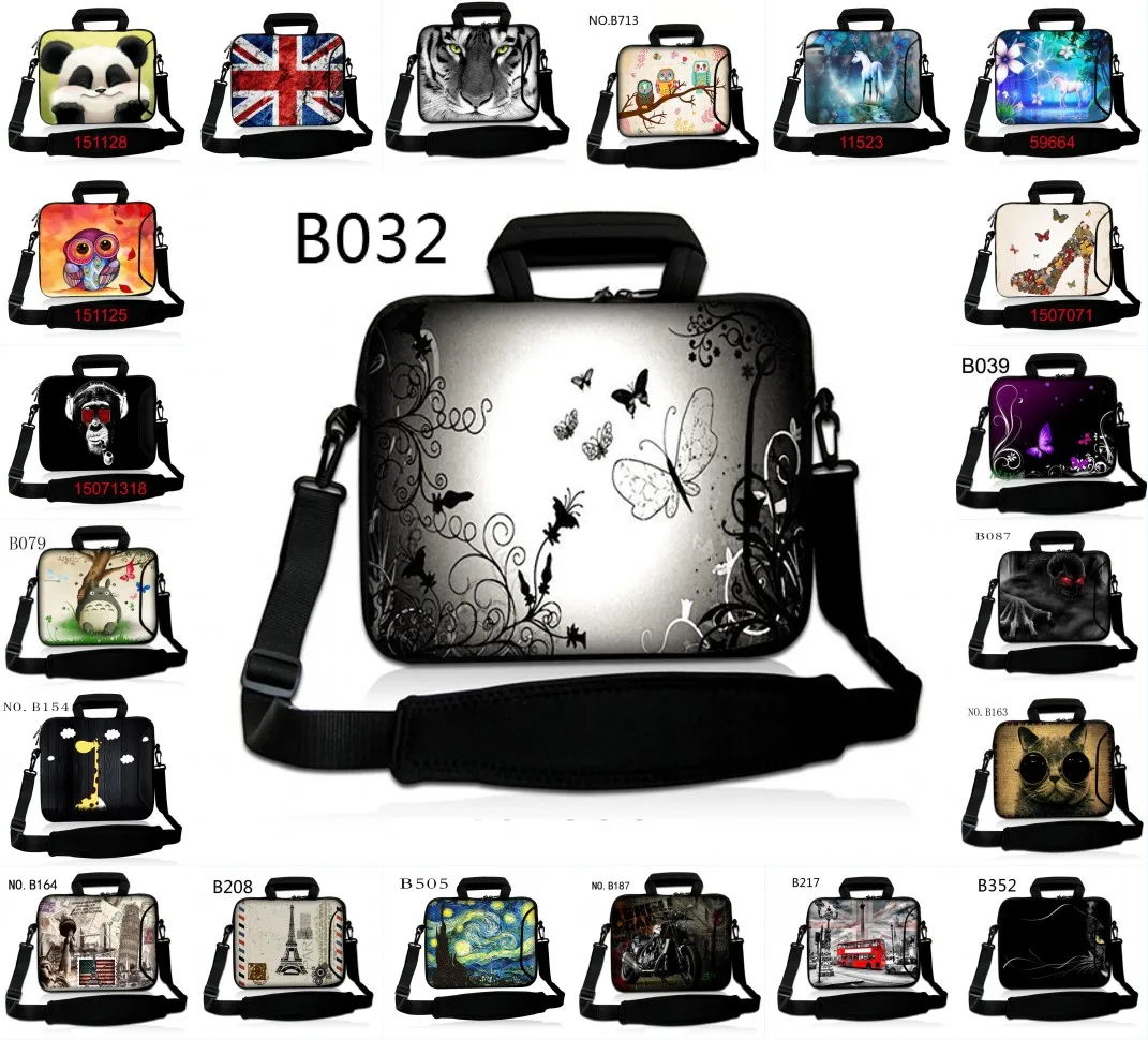

Laptop Shoulder Bag Messenger Bag 7 10 12 13 15 14 17 Computer Notebook Sleeve Case PC Cover Tablets Bags Fit 11.6" 13.3" 15.6"