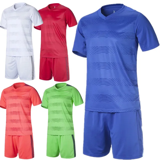 2017 New Arrival Men Team Soccer Short Jersey Set Blank Survetement