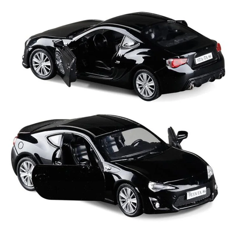 3 модели 12 см 1:36 весы из металлического сплава GT 86 гоночный автомобиль тяните