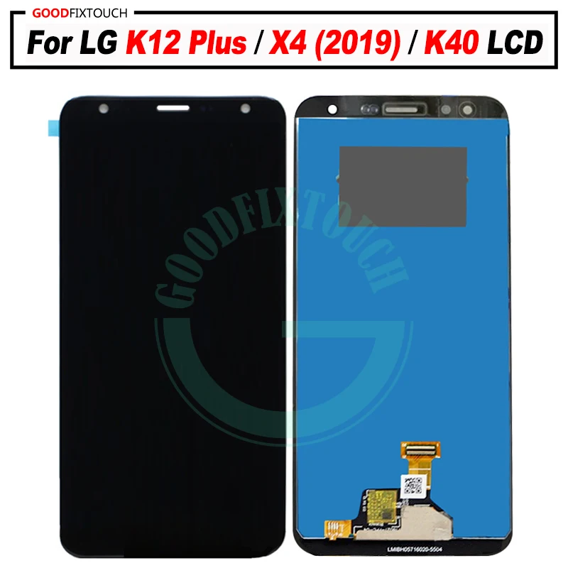 Для LG K12 Plus ЖК дисплей с сенсорным экраном дигитайзер в сборе для + lcd X4 (2019) LMX420 K40