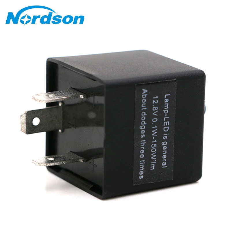 Nordson Motorcycle Turn Signal Indicator 12V 3 Pins Adjustable