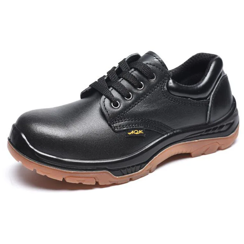 

Full Grain Leather Men Shoes 2016 Sring Autumn oil resistance Men Ankle Boots High Quality Work & Safety Shoes
