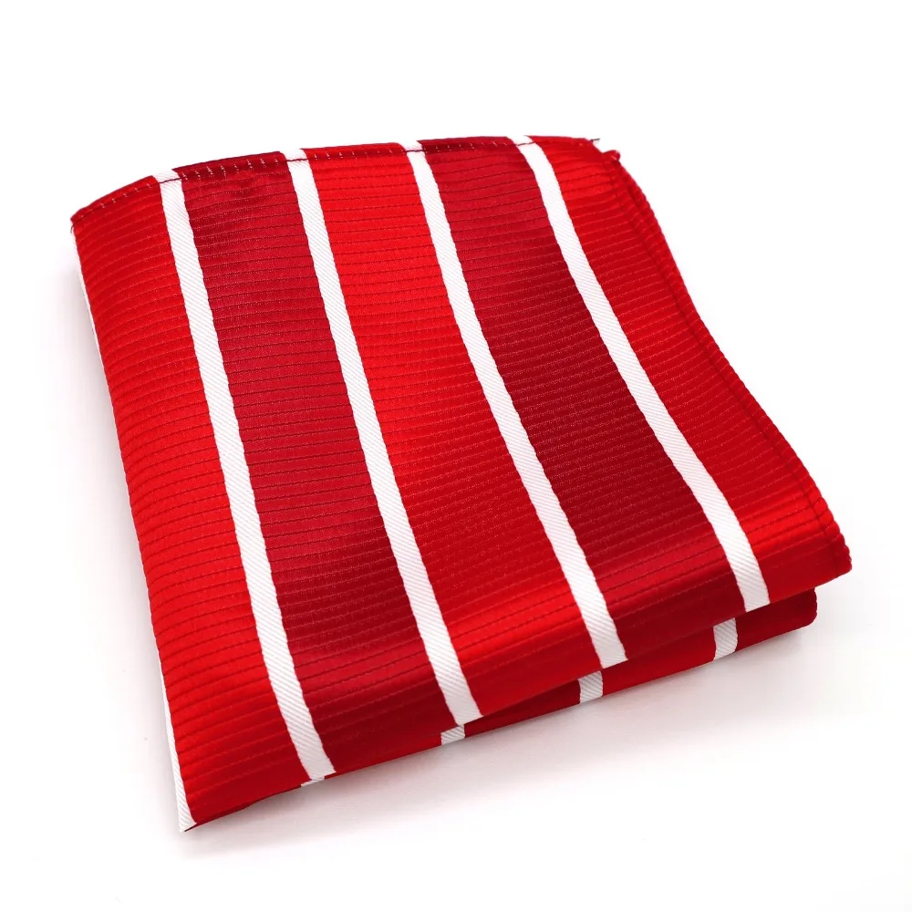 Классический Для мужчин шелковый платок полосатый носовой платок жаккард платок полотенце для сундуков 25*25 см для взрослых Свадебная