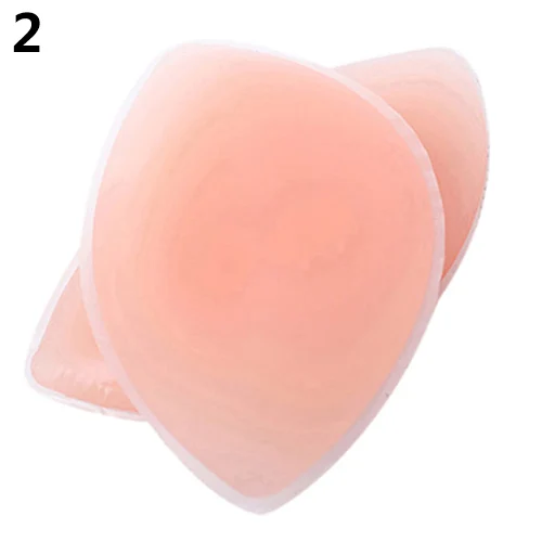

2017 1 Pair Sexy Women Silicone Inserts Push Up Pads Breast Enhancer Gel Bra