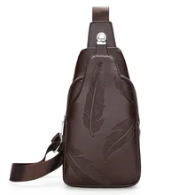 Фирменный дизайн, мужские сумки-мессенджеры из искусственной кожи, модные дорожные мужские сумки на плечо, тисненая мужская сумка через плечо, Ретро Мужские нагрудные сумки