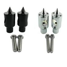 Черный хром " Заготовка руль стояки для Harley на заказ Спрингер поплавок чоппер мотоцикл Honda Suzuki Yamaha Kawasaki