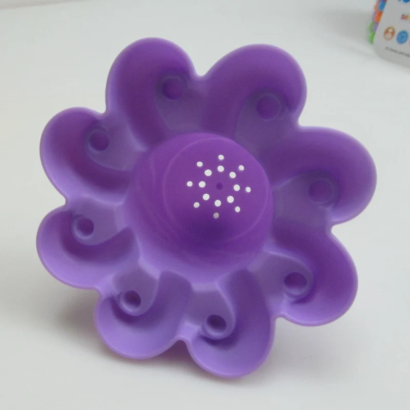 6 Pcs Baby Bath Toys Cartoon Animals Small Plastic Water Toy Fun Kids Bath Toy Set Octopus Stack Cup Bathroom Water Toys