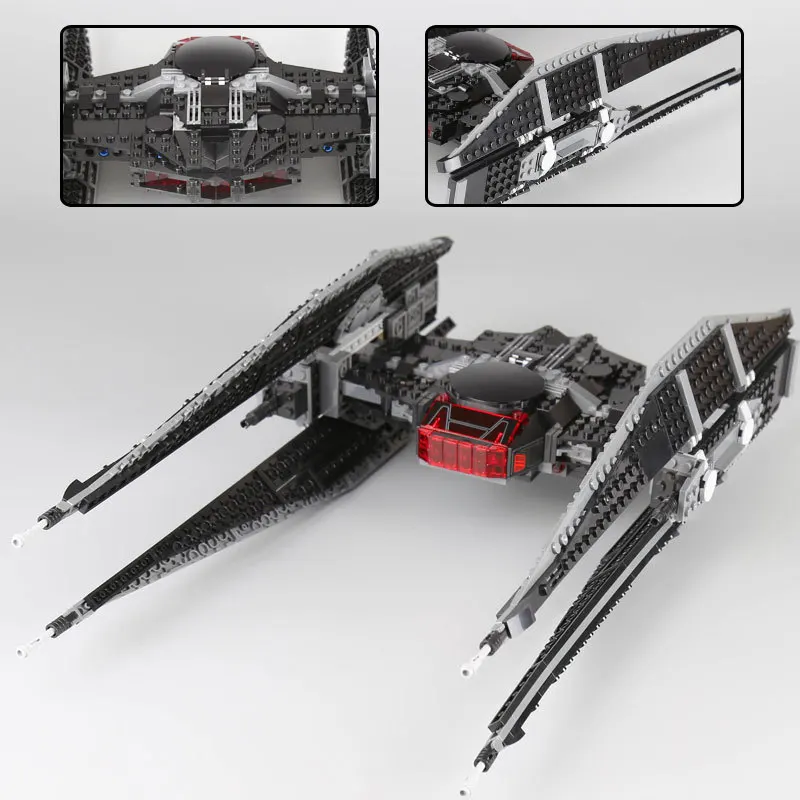 

Lepin 05127 La Cravate Modele Combattant 705 Pcs Etoiles Plan Serie War Building Blocks Briques Educatifs Cadeaux De Noel 75179