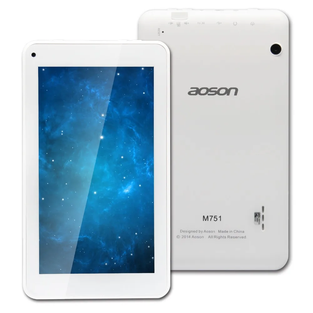 Stable Quanlity Aoson M751S 7 inch Tablet PC Quad Core Allwinner A33 512M/8G Dual Cameras  Android 4.4 3G Tablet Free Shipping