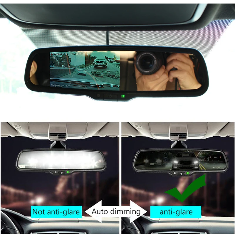 anti glare rear view mirror for car