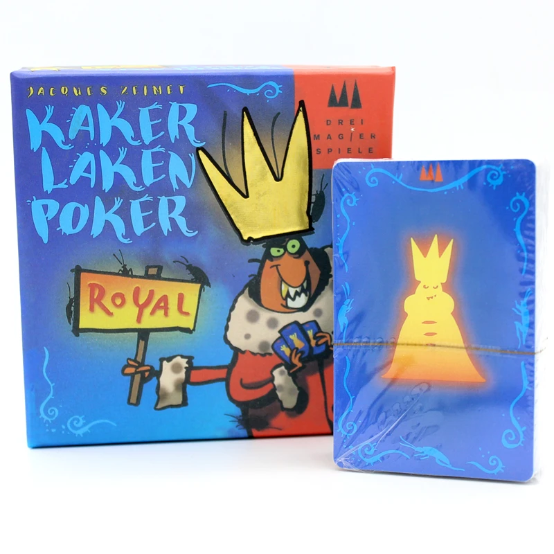 Новая версия забавные карточки игра какерлакен тараканов покер королевская настольная игра очень подходит для семьи вечерние настольные игры в помещении