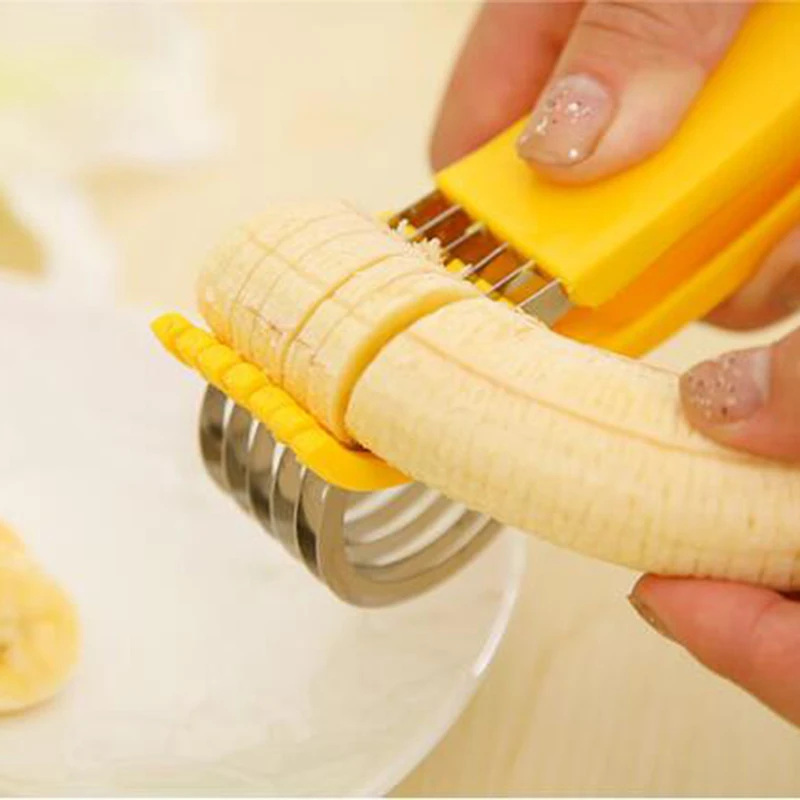 Нержавеющая сталь нож для бананов фруктов овощей колбасный нож салат Sundaes инструменты для приготовления пищи Кухонные аксессуары gadgets28