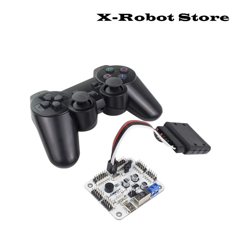 Diy 24 Ch Robot Servo Controller With Ps2 Wireless Controller Robot Control Board Overcurrent