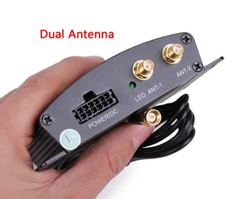 

High Speed HD Car TV Tuner Mobile DVB-T2 Digital TV Receiver Box Dual antennas for Russia Hotaudio Dasaita