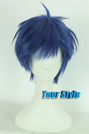 perruque bleu homme