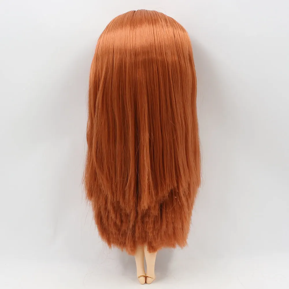 Blyth кукла шарнир тело красный коричневый волосы с челкой подходит DIY bjd blyth куклы для продажи