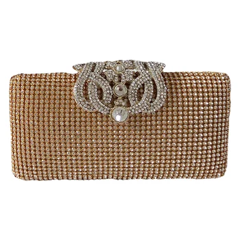

TFTP-Dazzling Rhinestone Encrusted Evening bag Clutch Purse Party Bridal Prom