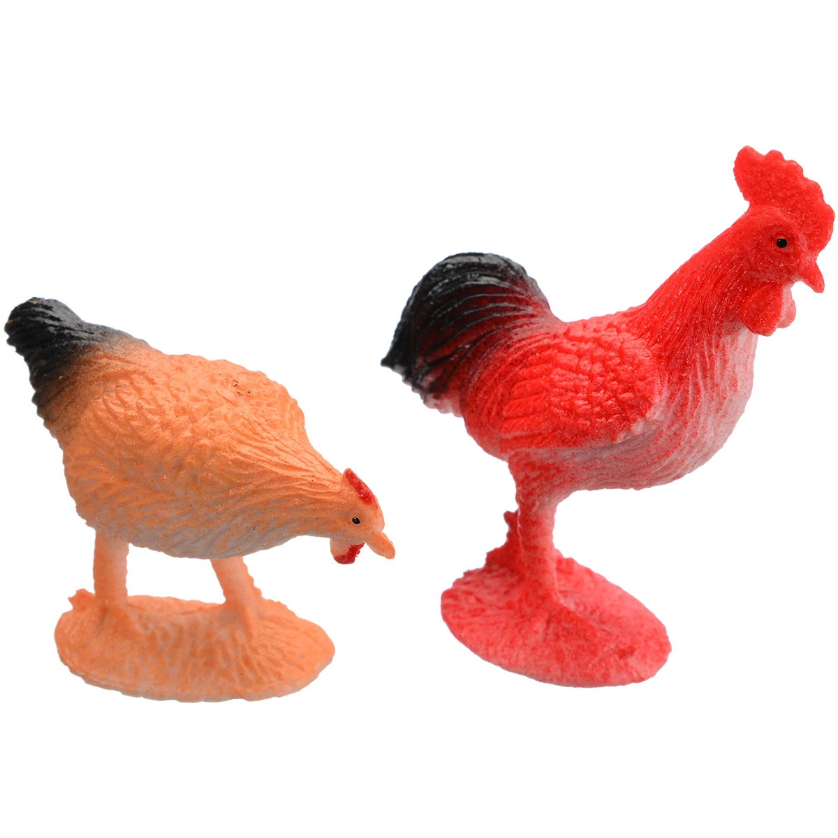 12Pcs/set Plastic Wild Farm Yard Animals Model Pig Cow Horse Dog Cat Kids Toys Set Toy Gift