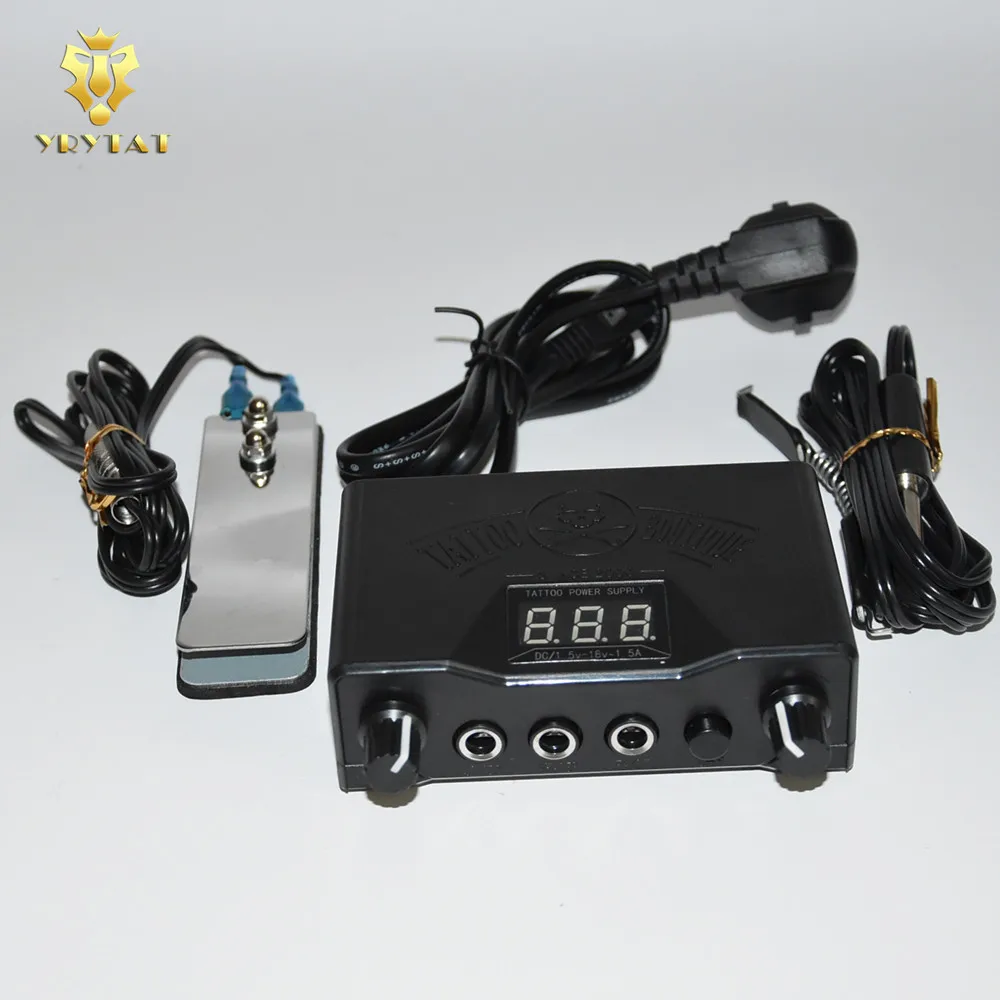 One Premium Mini LCD Digital Tattoo Power With Foot Switch Pedal Clip Cord For Liner Shader Machine Kit Set Supply - TPFS03 цена One Premium Mini LCD Digital Tattoo Power With Foot Switch Pedal Clip Cord For Liner Shader Machine Kit Set Supply - TPFS03 цены онлайн
